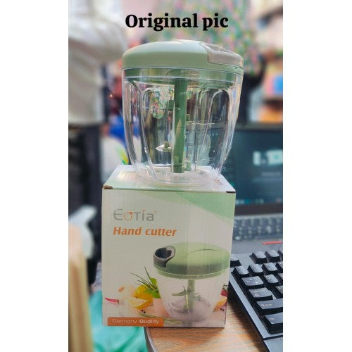 **900ML Speedy Chopper with 5 Sharp Blades - Manual Food Processor & Hand Cutter**