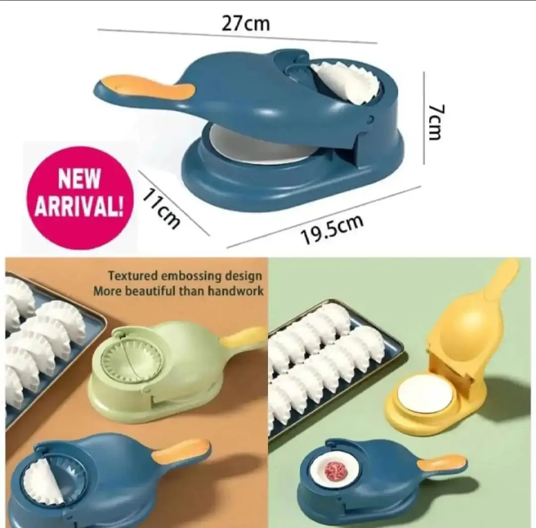 2-in-1 Dumpling & Samosa Maker – Manual Dough Press for Perfect Dumplings & Samosas