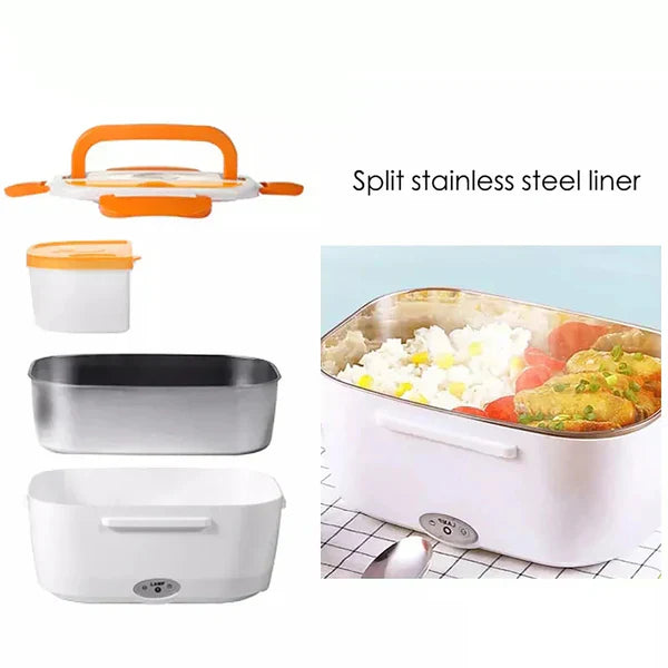 "Portable Electric Lunch Box – Convenient & Heatable Food Container"