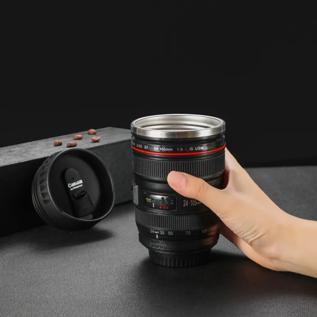 Camera Lens Coffee Mug | Unique Canon Lens Design | Perfect Gift for Coffee & Tea Lovers