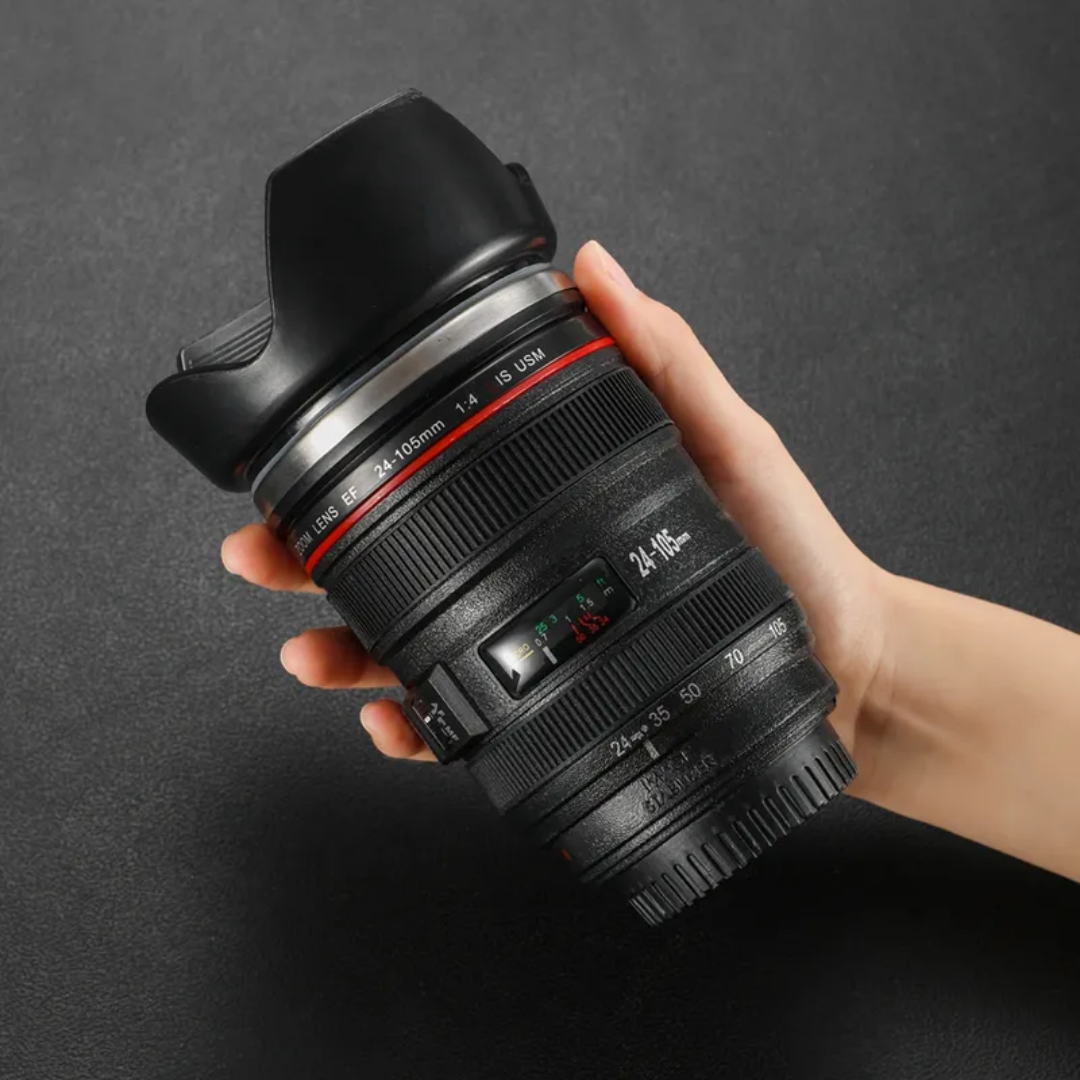 Camera Lens Coffee Mug | Unique Canon Lens Design | Perfect Gift for Coffee & Tea Lovers