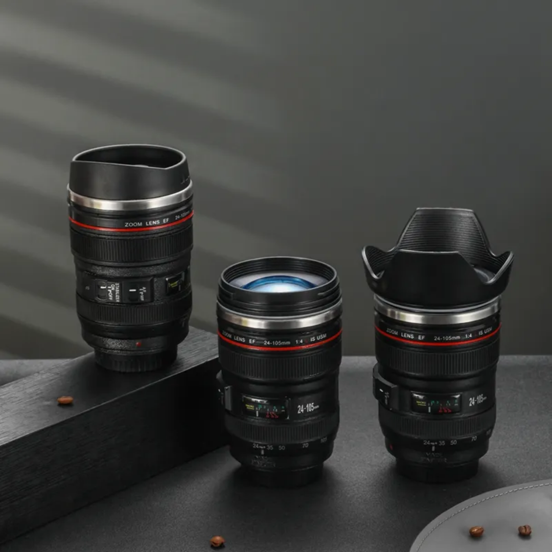 Camera Lens Coffee Mug | Unique Canon Lens Design | Perfect Gift for Coffee & Tea Lovers