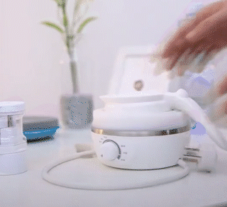 Portable Electric Folding Kettle for Easy Storage & Travel