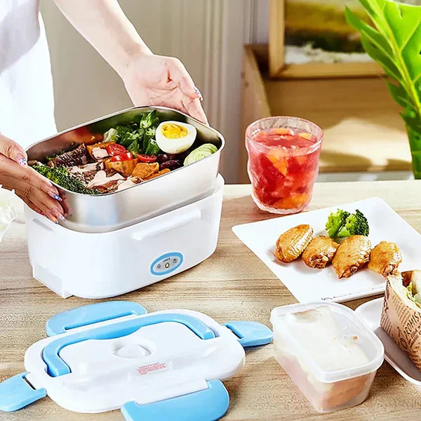 "Portable Electric Lunch Box – Convenient & Heatable Food Container"