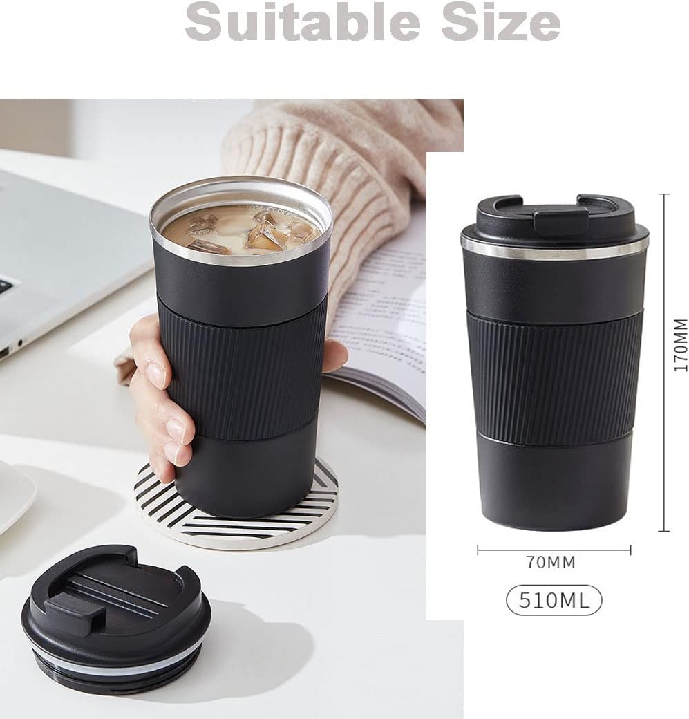 Stainless Steel Insulated Mug – Hot & Cold Coffee, Tea, & Water Cup for Travel