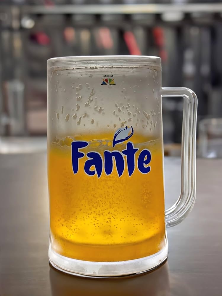 Double Wall Ice Freezer Mug | Keeps Drinks Ice Cold | Reusable Cooling Gel Mug for Coke, Fanta & Juices