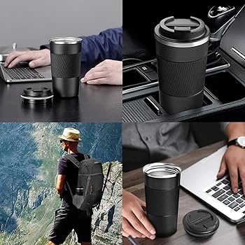 Stainless Steel Insulated Mug – Hot & Cold Coffee, Tea, & Water Cup for Travel