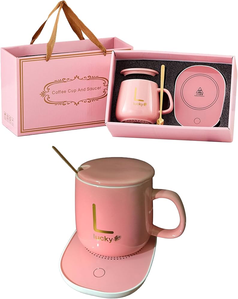 Electric Coffee Mug Warmer – Portable Beverage Warmer with Temperature Control for Coffee, Milk Tea, Cocoa & Hot Drinks