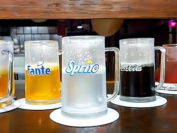 Double Wall Ice Freezer Mug | Keeps Drinks Ice Cold | Reusable Cooling Gel Mug for Coke, Fanta & Juices