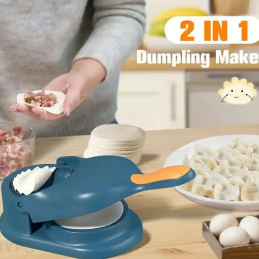 2-in-1 Dumpling & Samosa Maker – Manual Dough Press for Perfect Dumplings & Samosas