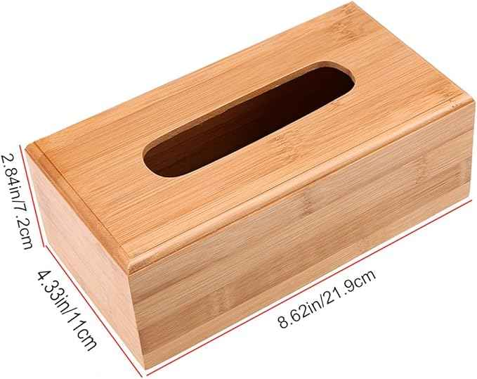 Wooden Plan Tissue Box