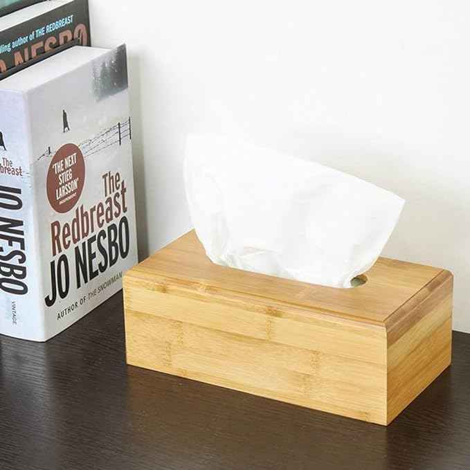 Wooden Plan Tissue Box