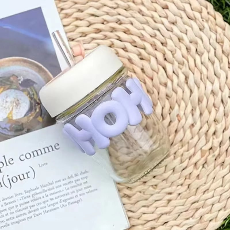 1 piece Kids & Travel Water Tumbler – 350ml with Lid & Straw