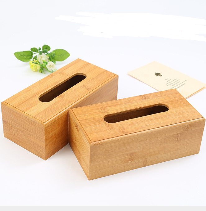 Wooden Plan Tissue Box