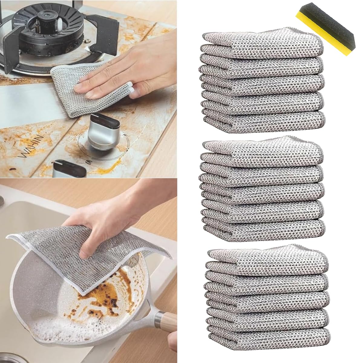 🌙 Ramadan Special Offer Buy 1 Chopper & Get 6 Kitchen Cleaning Cloths FREE