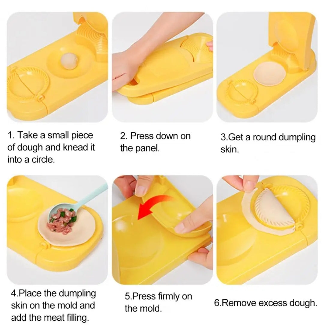 Samosa & Dumpling Maker 3-in-1 – Durable, Easy-to-Operate Press for Homemade Snacks