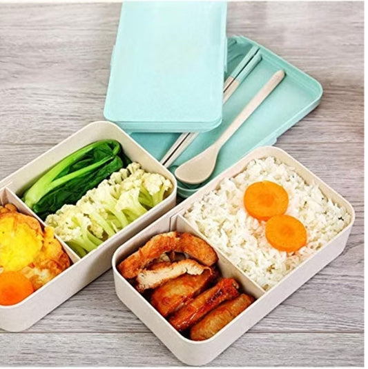 Leak Proof Lunch Box | Air Tight & Microwave Safe | Food Grade Plastic | Durable & Portable