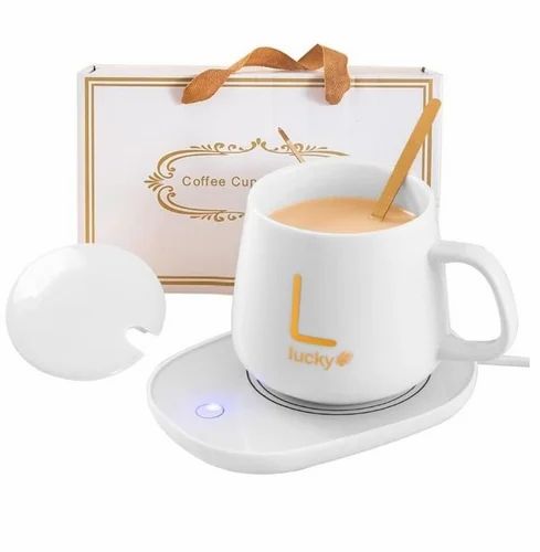 Electric Coffee Mug Warmer – Portable Beverage Warmer with Temperature Control for Coffee, Milk Tea, Cocoa & Hot Drinks