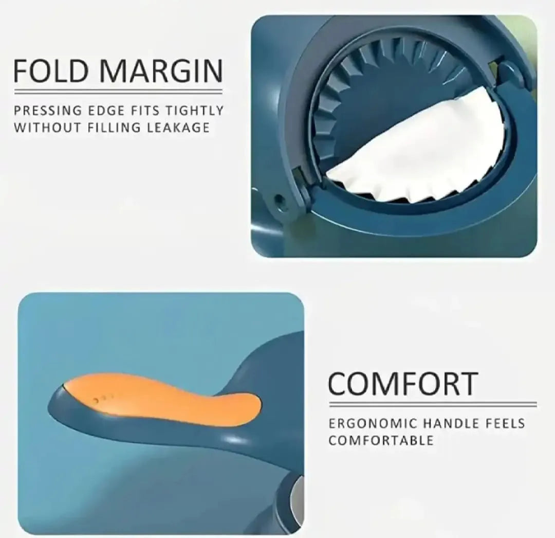 2-in-1 Dumpling & Samosa Maker – Manual Dough Press for Perfect Dumplings & Samosas