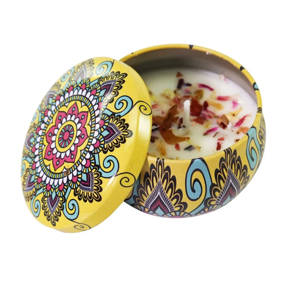 Premium Wax Scented Candles | Long Lasting Aroma for Home, Spa & Décor | Box of 12 Pcs