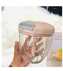 **900ML Speedy Chopper with 5 Sharp Blades - Manual Food Processor & Hand Cutter**