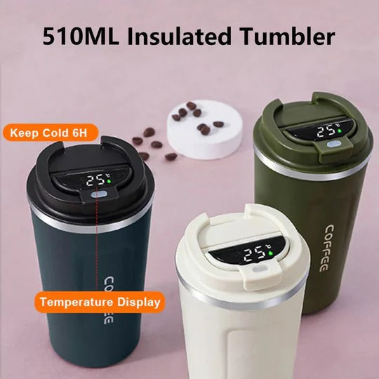 Premium Coffee Travel Mug – Double Wall Insulated, Leak-Proof & Portable