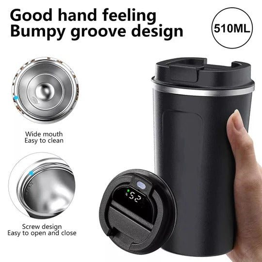 Premium Coffee Travel Mug – Double Wall Insulated, Leak-Proof & Portable