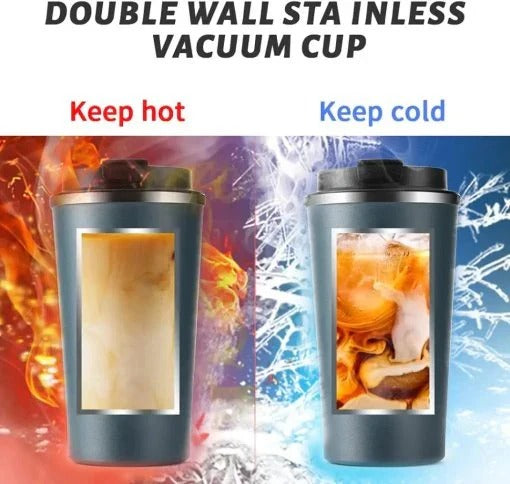 Premium Coffee Travel Mug – Double Wall Insulated, Leak-Proof & Portable