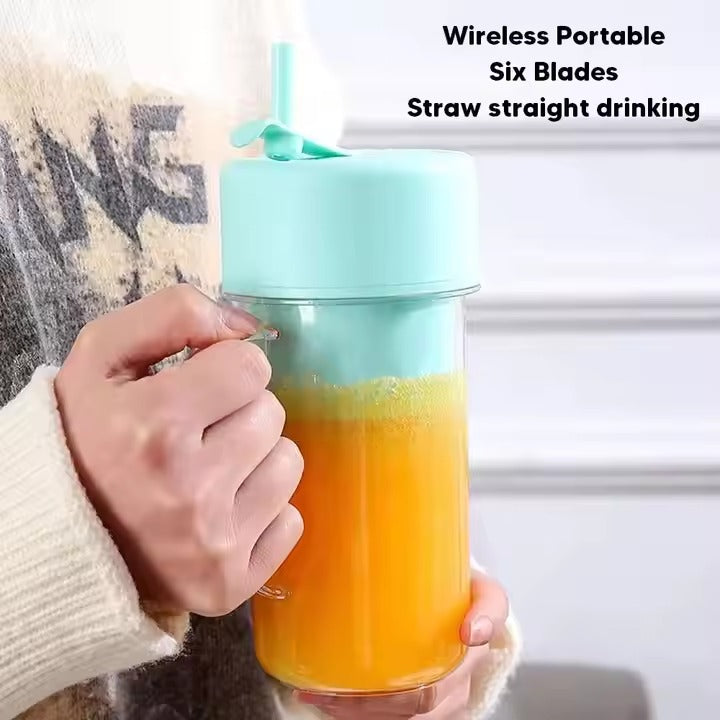 Rechargeable & Portable Blender Cup | Mini Personal Juicer for Smoothies & Fresh Juice
