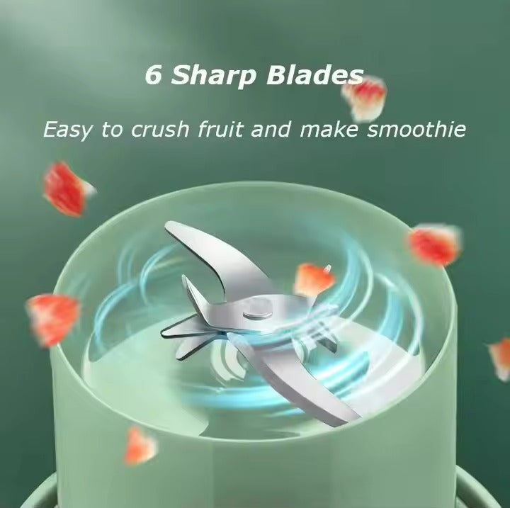 Rechargeable & Portable Blender Cup | Mini Personal Juicer for Smoothies & Fresh Juice