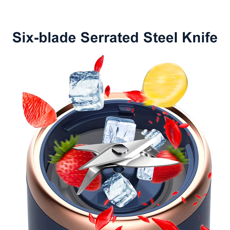 400ml USB Rechargeable Portable Blender | Mini Personal Juicer for Smoothies & Fresh Juice