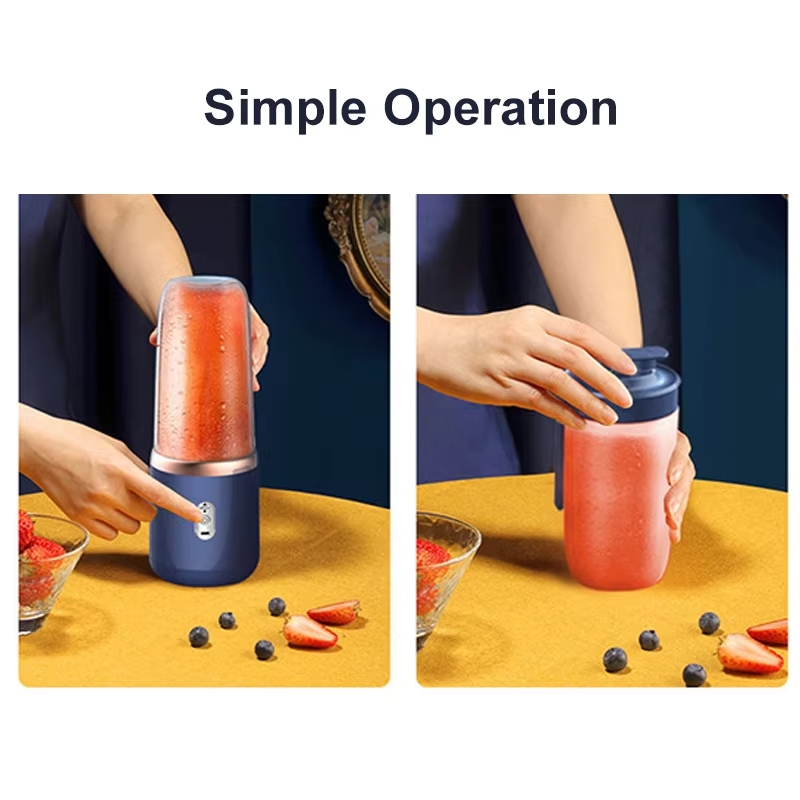 400ml USB Rechargeable Portable Blender | Mini Personal Juicer for Smoothies & Fresh Juice