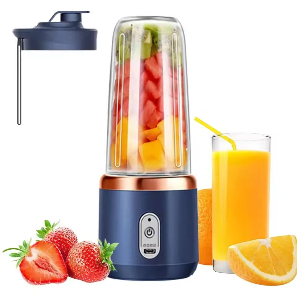 400ml USB Rechargeable Portable Blender | Mini Personal Juicer for Smoothies & Fresh Juice