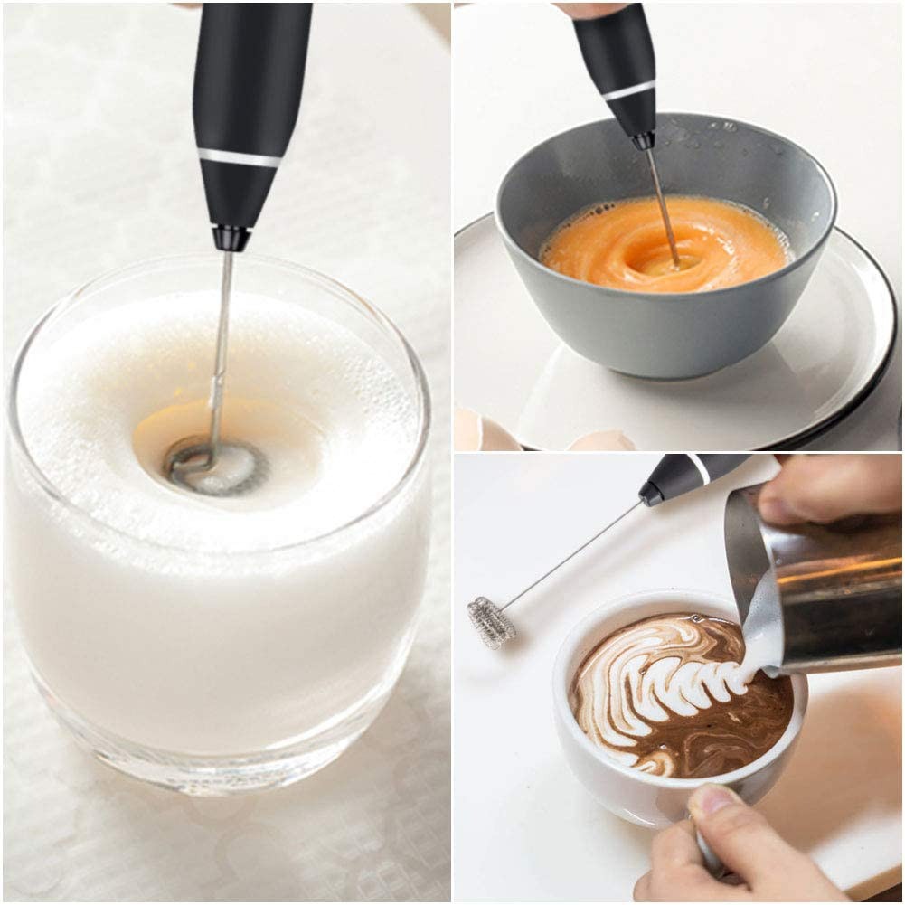 2-in-1 USB Rechargeable Coffee Beater & Egg Whisk – High Quality & Portable