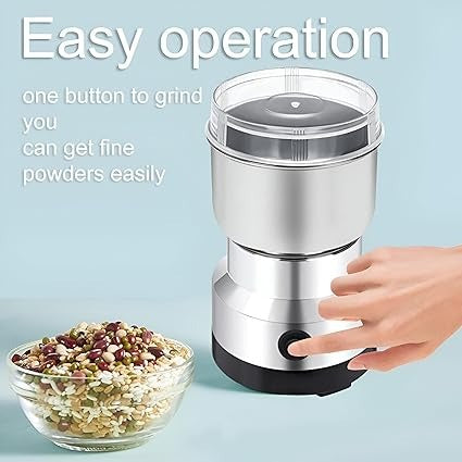 Powerful Electric Grinder – Multi Use for Coffee Beans, Spices & Nuts