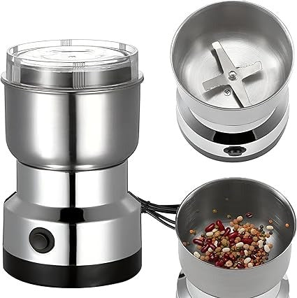 Powerful Electric Grinder – Multi Use for Coffee Beans, Spices & Nuts