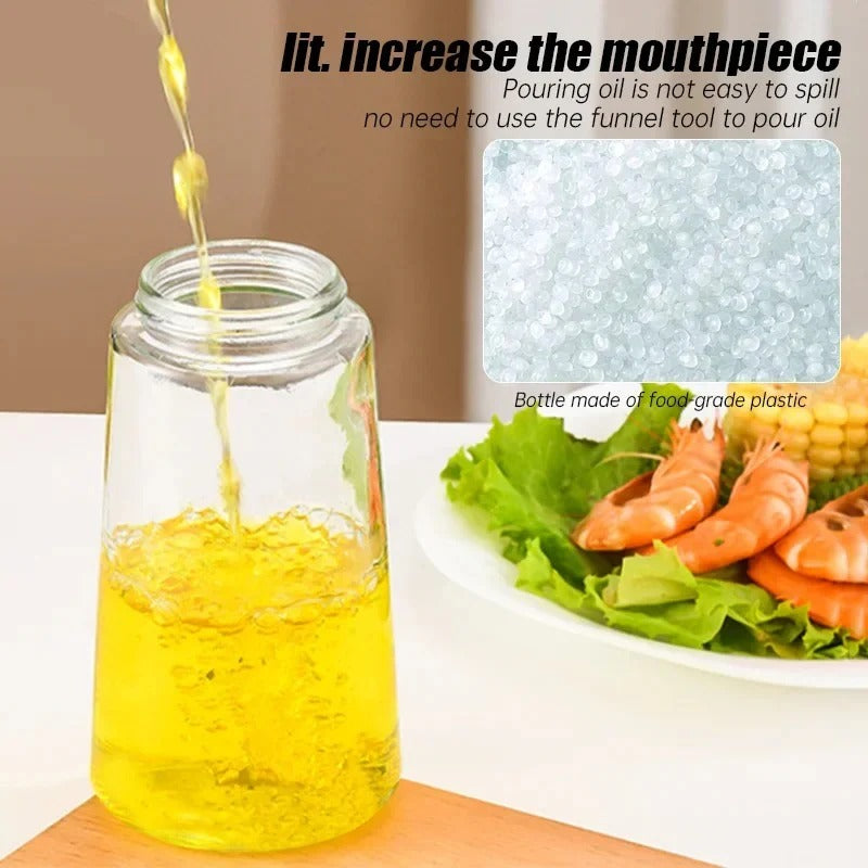 Glass Oil Spray Bottle 2-in-1 –Oil Control Spray & Pour Bottle