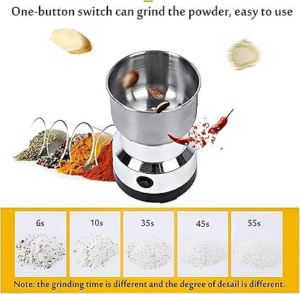 Powerful Electric Grinder – Multi Use for Coffee Beans, Spices & Nuts