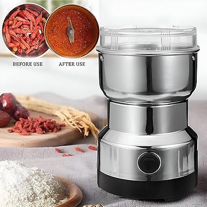 Powerful Electric Grinder – Multi Use for Coffee Beans, Spices & Nuts