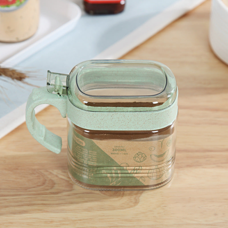 "Elegant 300ml Glass Seasoning Jar – Keep Your Spices Fresh and Organized!"