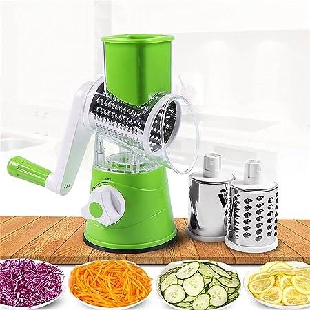 Tabletop Drum Grater | Multipurpose Manual Rotary Grater for Vegetables & More