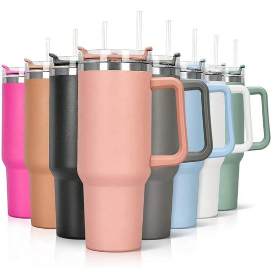 "Stainless Steel Vacuum Tumbler – Premium Insulated Travel Mug"