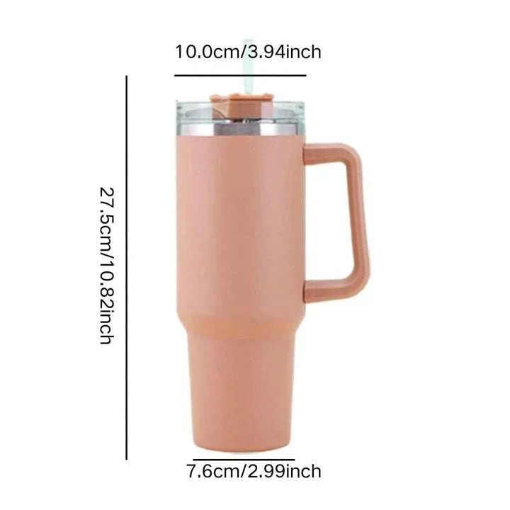 "Stainless Steel Vacuum Tumbler – Premium Insulated Travel Mug"