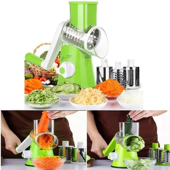 Tabletop Drum Grater | Multipurpose Manual Rotary Grater for Vegetables & More