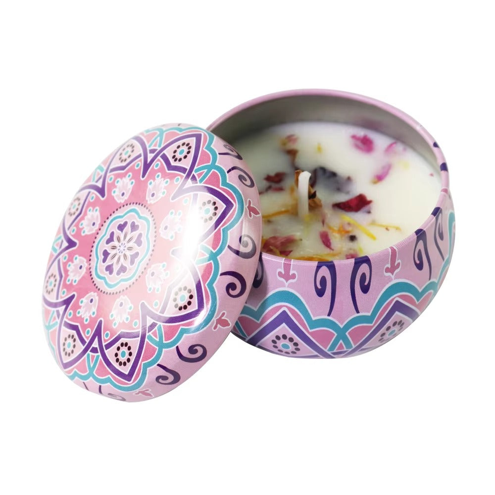 Premium Wax Scented Candles | Long Lasting Aroma for Home, Spa & Décor | Box of 12 Pcs